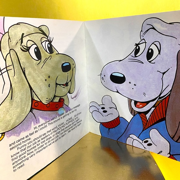 POUND PUPPIES VINTAGE 1985 IN FUN FROM A TO Z FULL COLOR BOOK 24 PAGE - Picture 5 of 15